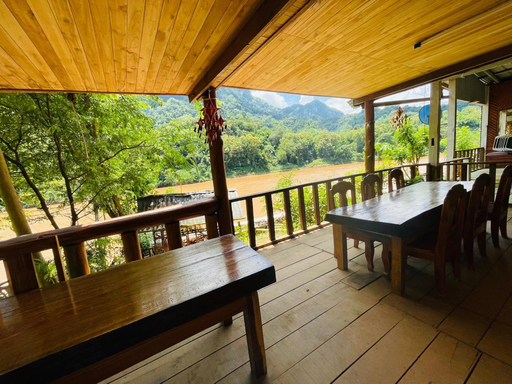 Bed and Breakfast Nong Khiaw Ing Ing Mountain View Exterior foto